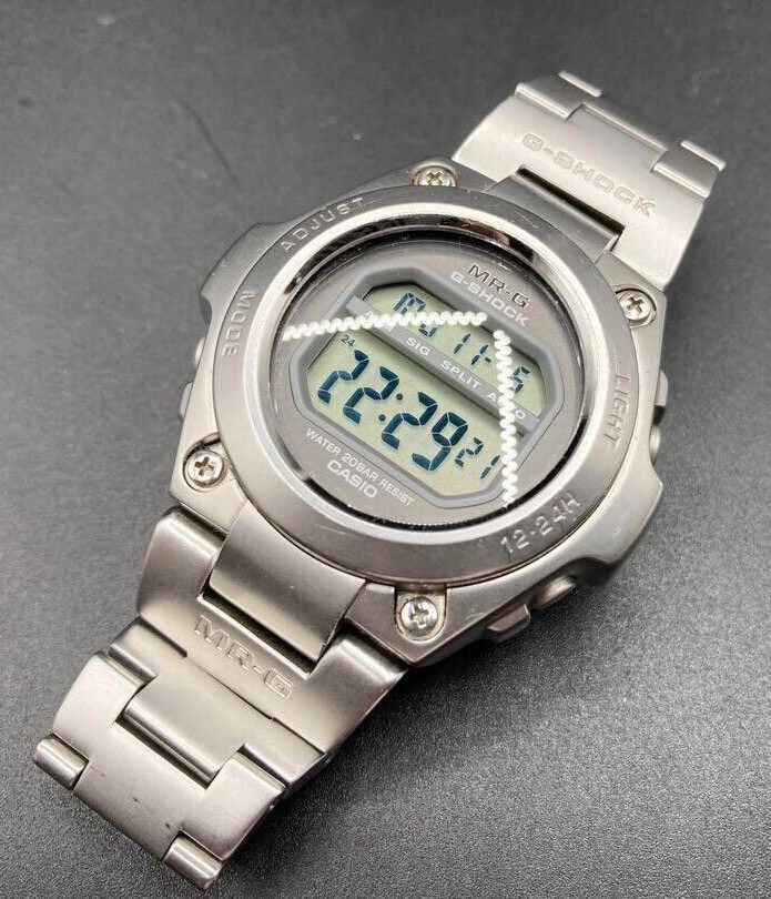 CASIO G-SHOCK MR-G MRG-100 7D0488 30th Digital Metal Watch | WatchCharts  Marketplace