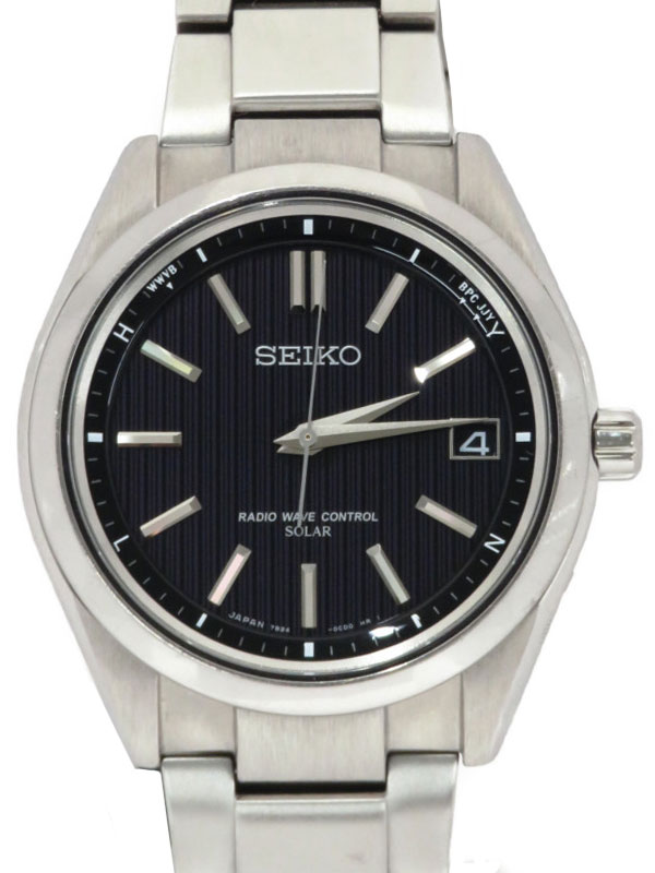 SEIKO SOLAR TITANIUM 7B24-0BH0 セイコー チタン 電波ソーラー 充電 