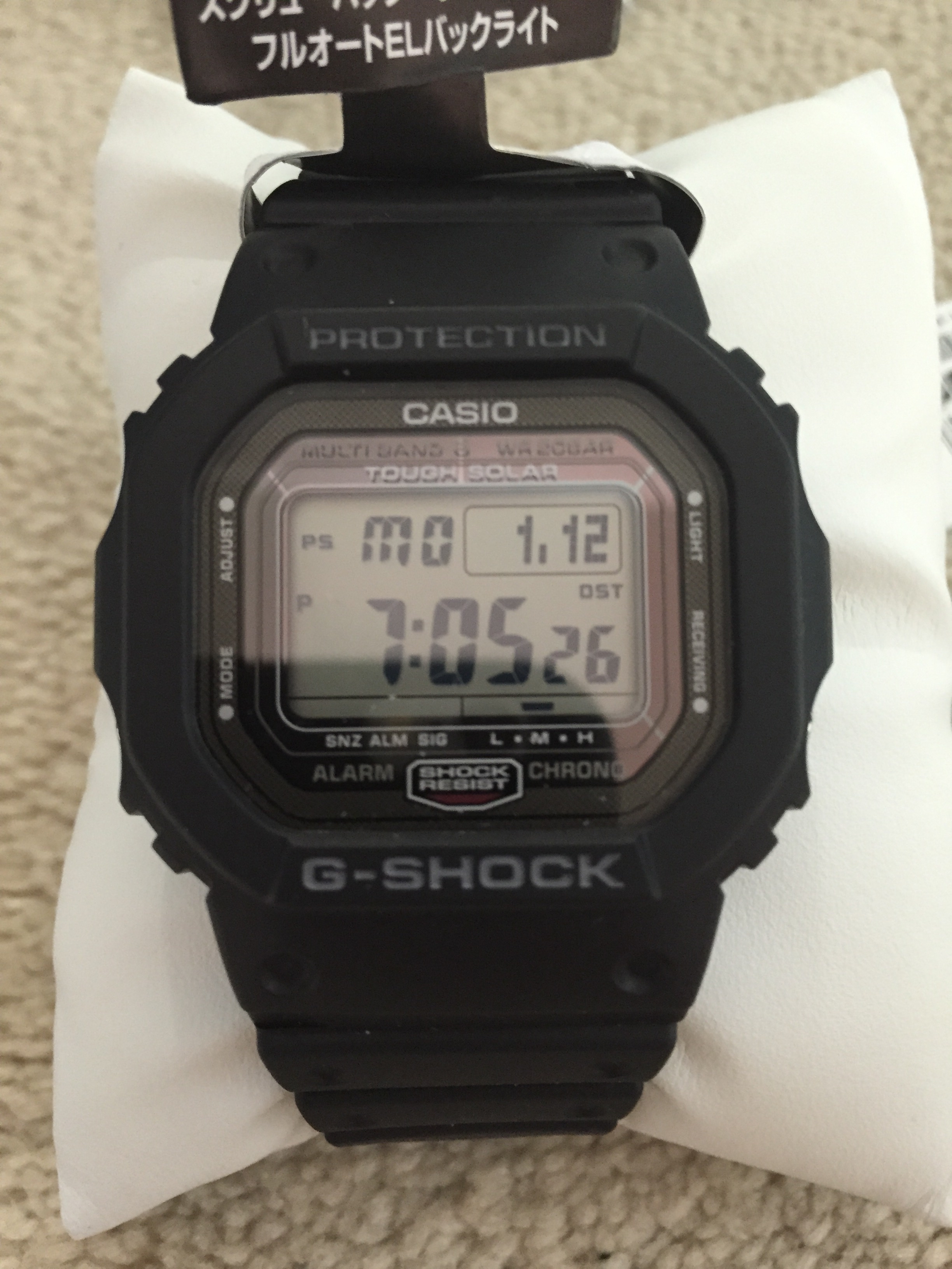 SOLD: Casio G-Shock GW-5000-1JF / Solar / Multi Band 6