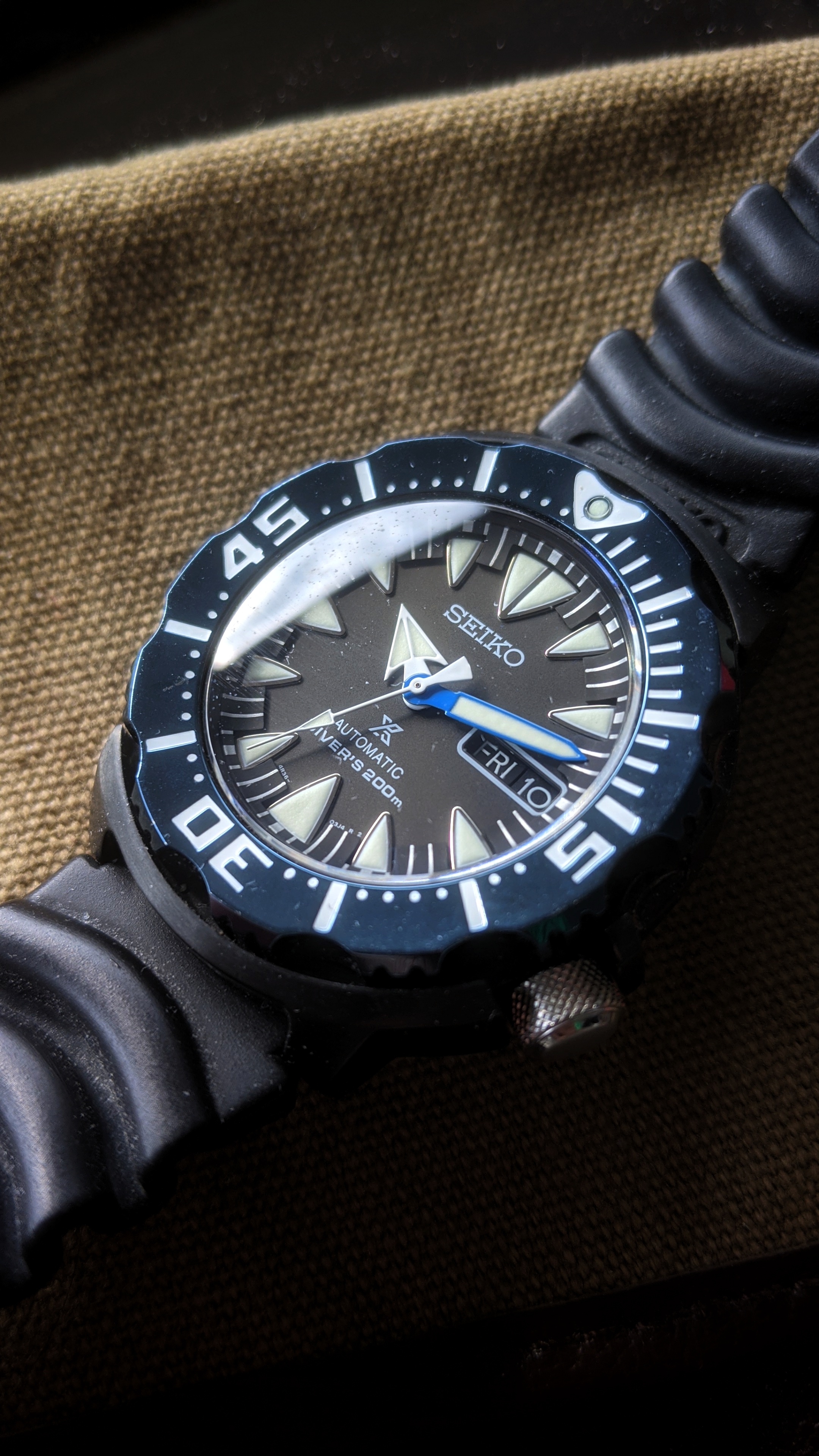 WTS] Seiko SRP581 Prospex Sea Monster PVD with Blue AR Sapphire 