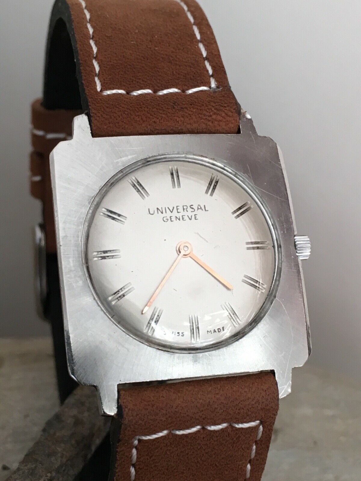 Slim discount square watch