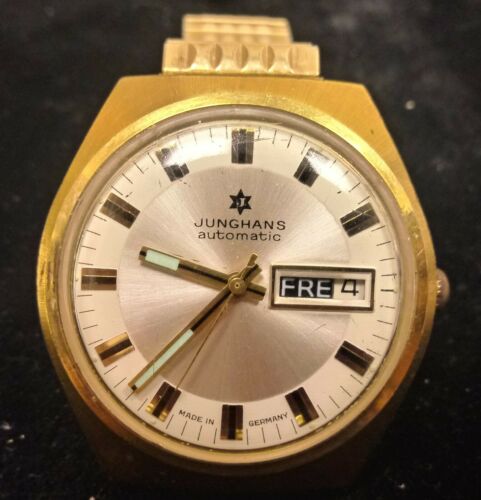 VINTAGE JUNGHANS 653 AUTOMATIC DAY DATE WATCH WatchCharts