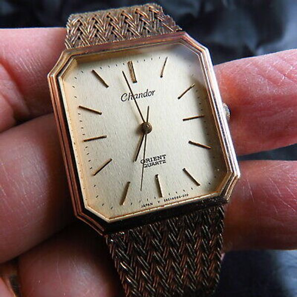 【稼働/良品】ORIENT クオーツ Chandor シルバー レディース CHANDOR BY ORIENT JAPAN CLASSIC QUARTZ LADY WATCH