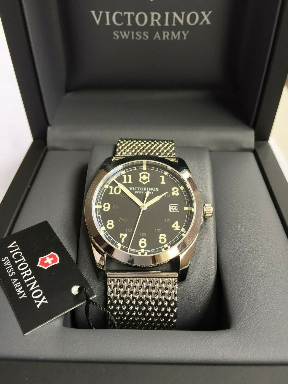 Victorinox 241585 Swiss Army Infantry Date Mesh Bracelet Strap