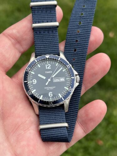 J CREW x TIMEX ANDROS WACTH (未使用品/Navy) タイメックス