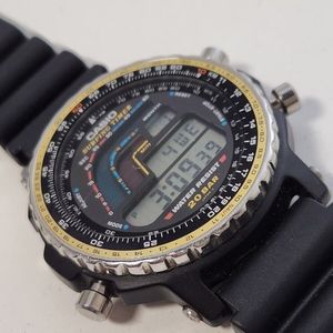 VINTAGE CASIO SURFING TIMER WATCH DW-403 MADE IN JAPAN
