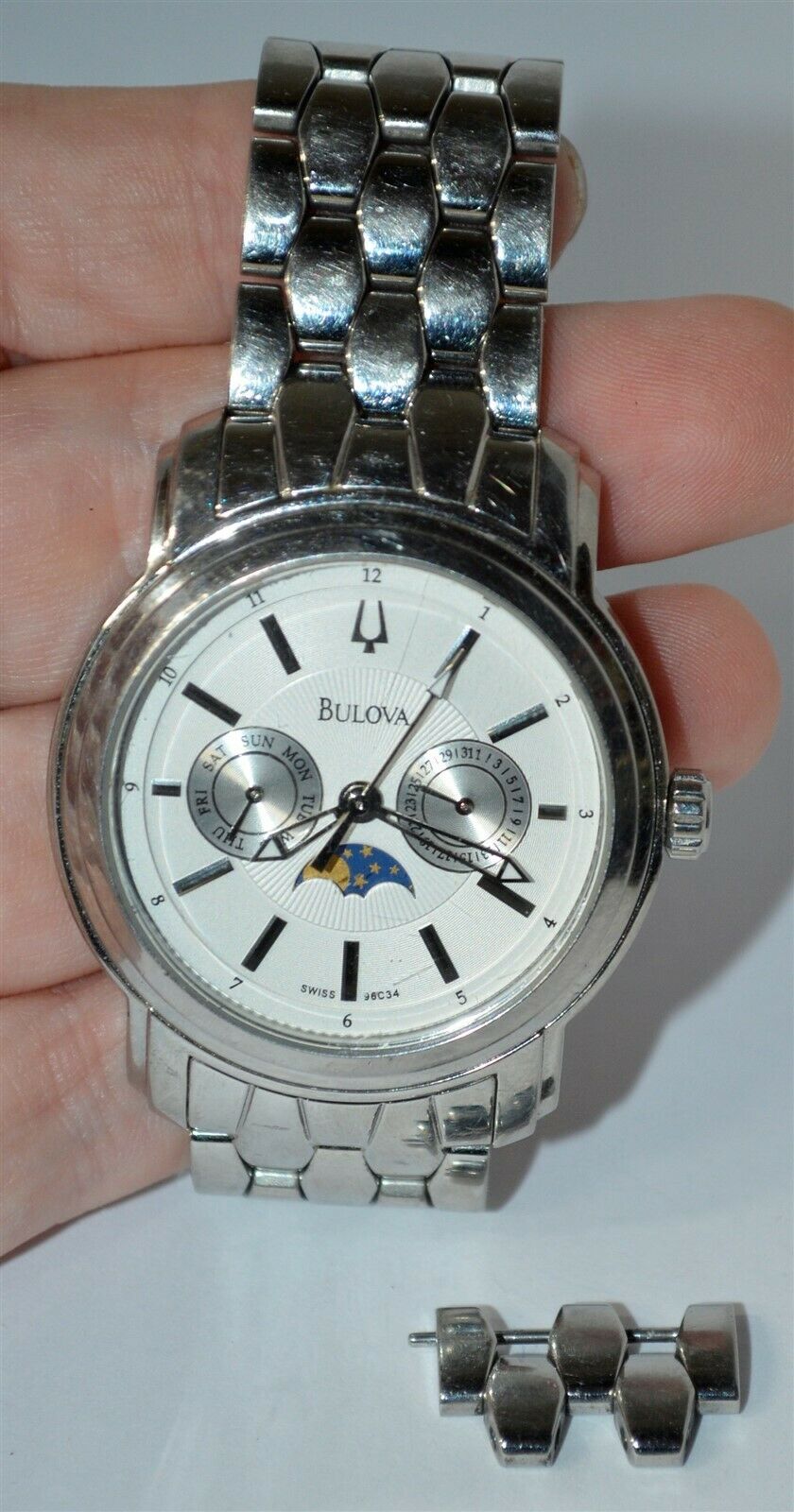 Bulova moon best sale phase watch