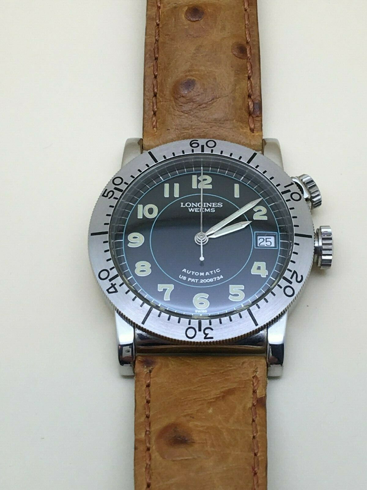 Longines L2.608.4 Weems Automatic PIlots Watch 1995 WW2 Reissue