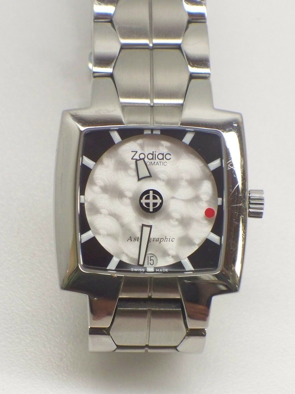 Men's Zodiac Astrographic 2000 Automatic Mystery Dial Wristwatch