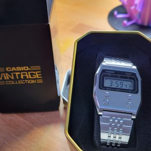 WTS] Casio A1100D-1VT vintage-style full metal digital watch