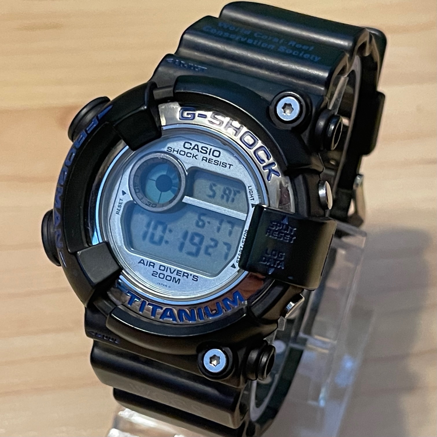 WTS] Casio G-Shock DW-8201WC-2T WCCS Frogman Black & Royal 