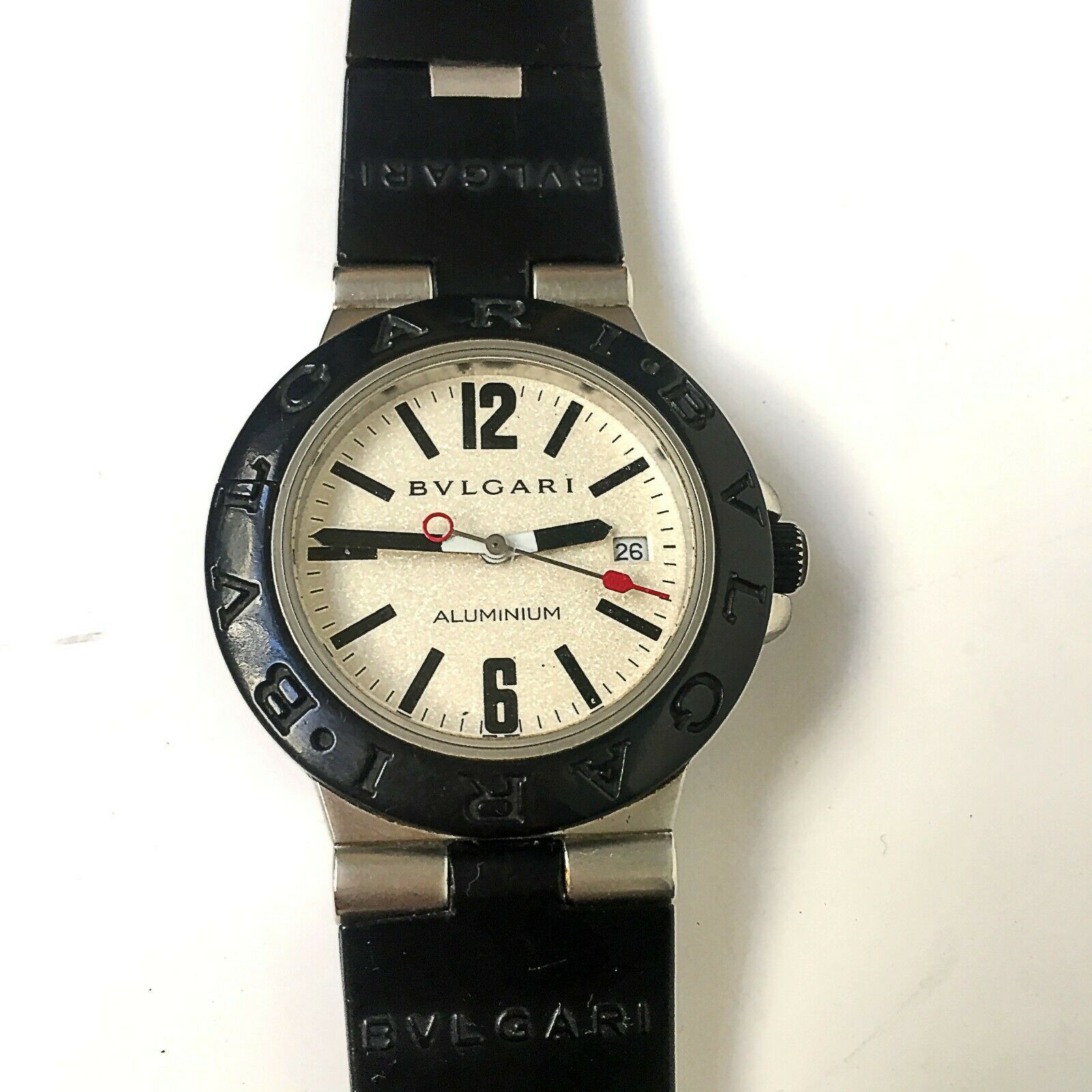 Bvlgari Diagono Aluminum AL38A L3276 | WatchCharts Marketplace