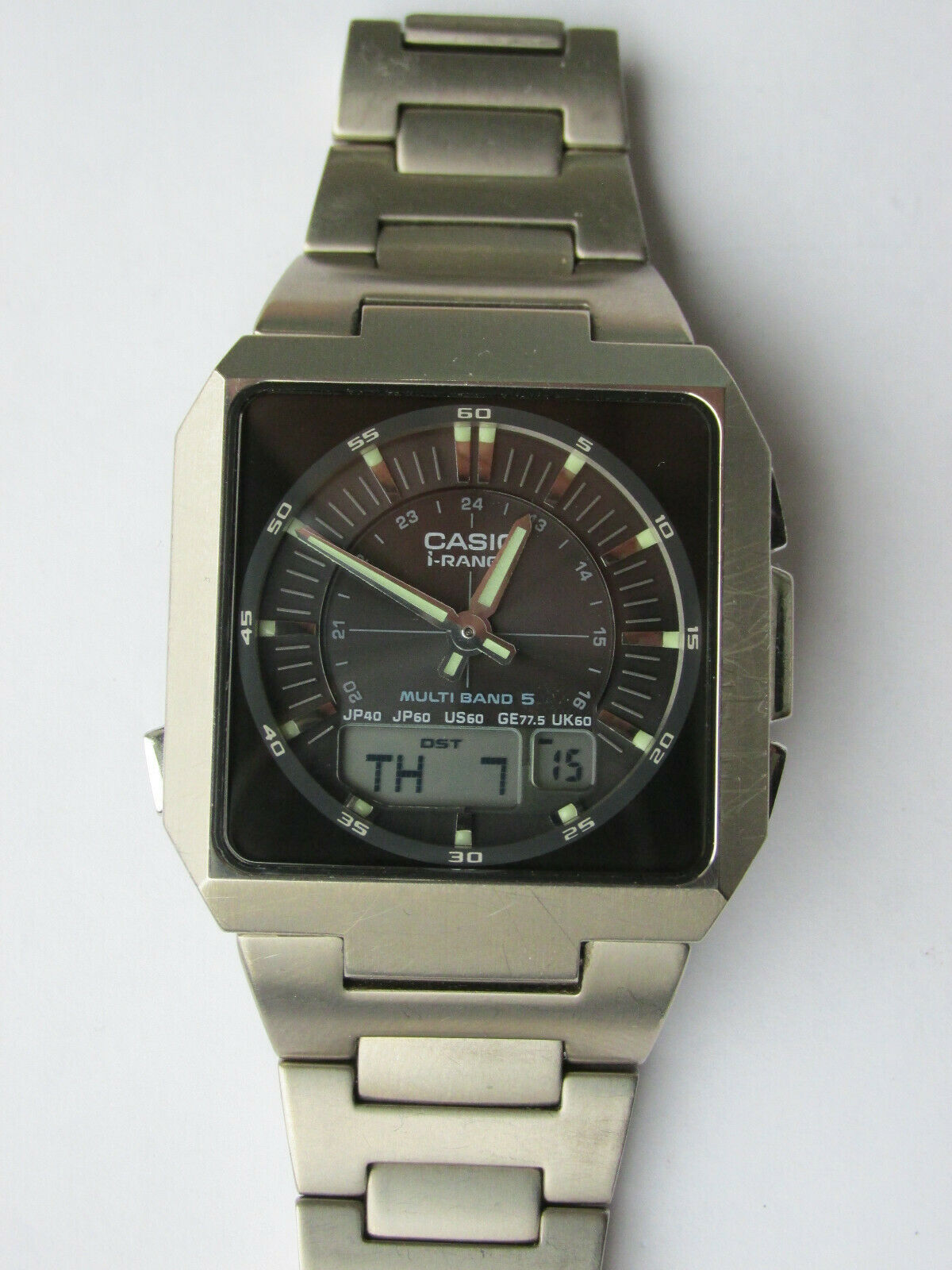 VINTAGE CASIO IRW-M20T i-RANGE TITANIUM SAPPHIRE GLASS WAVE CEPTOR
