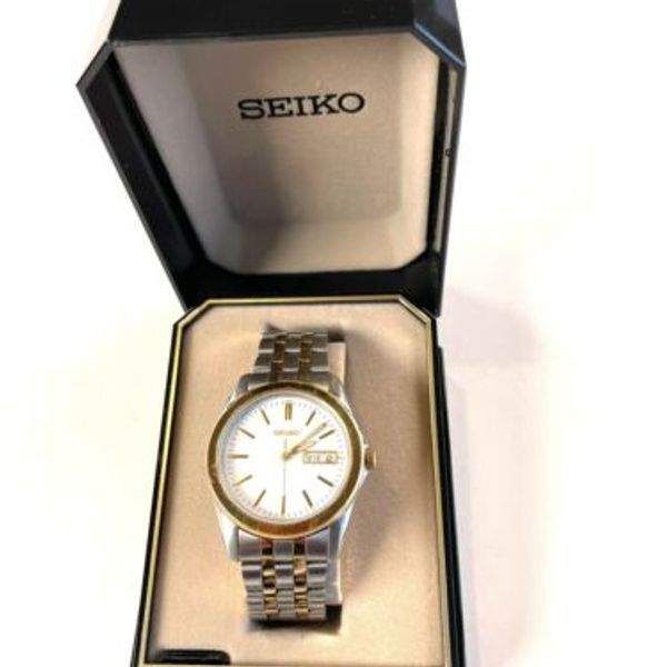 Vintage Seiko 7n43 0am0 Mens Watch W Day Date New Battery Runs Great Watchcharts Marketplace 0064