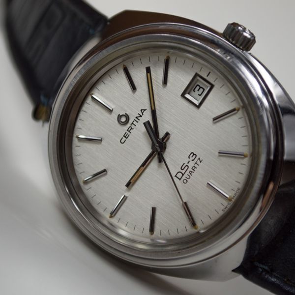 Montre Vintage Ultra Rare Certina DS N1 Prototype - Mouvement Quartz - Pièce De Collection