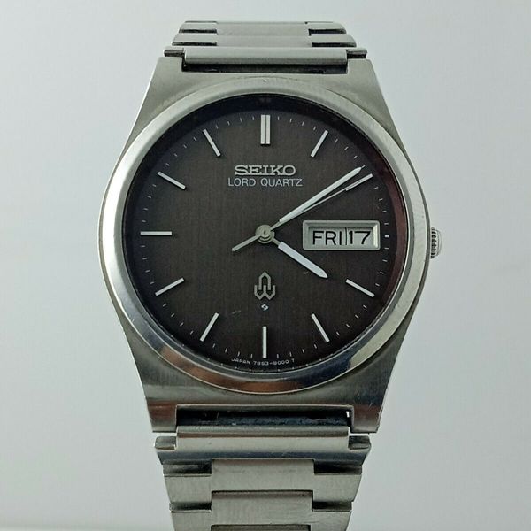 VINTAGE SEIKO 7853-8000 DAY&DATE LORD QUARTZ WATCH MEN'S | WatchCharts