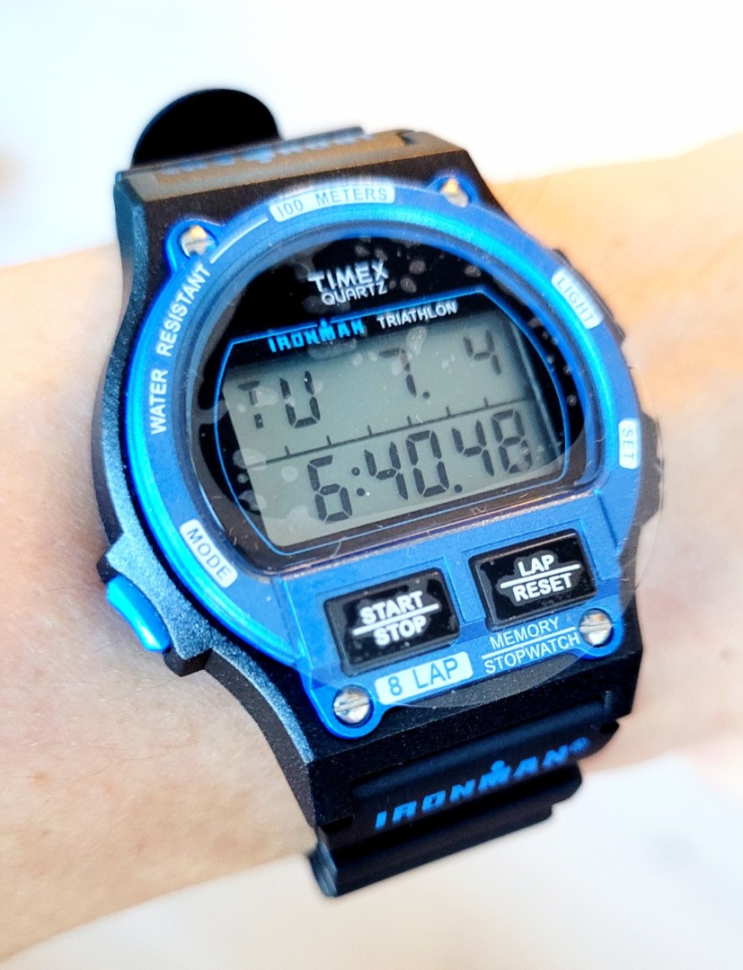 Timex ironman clearance blue