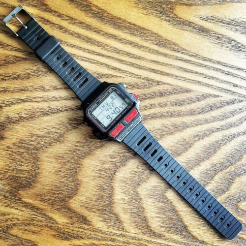 RARE Vintage 1989 Casio SDB-500W Digital Jogging Watch, Made