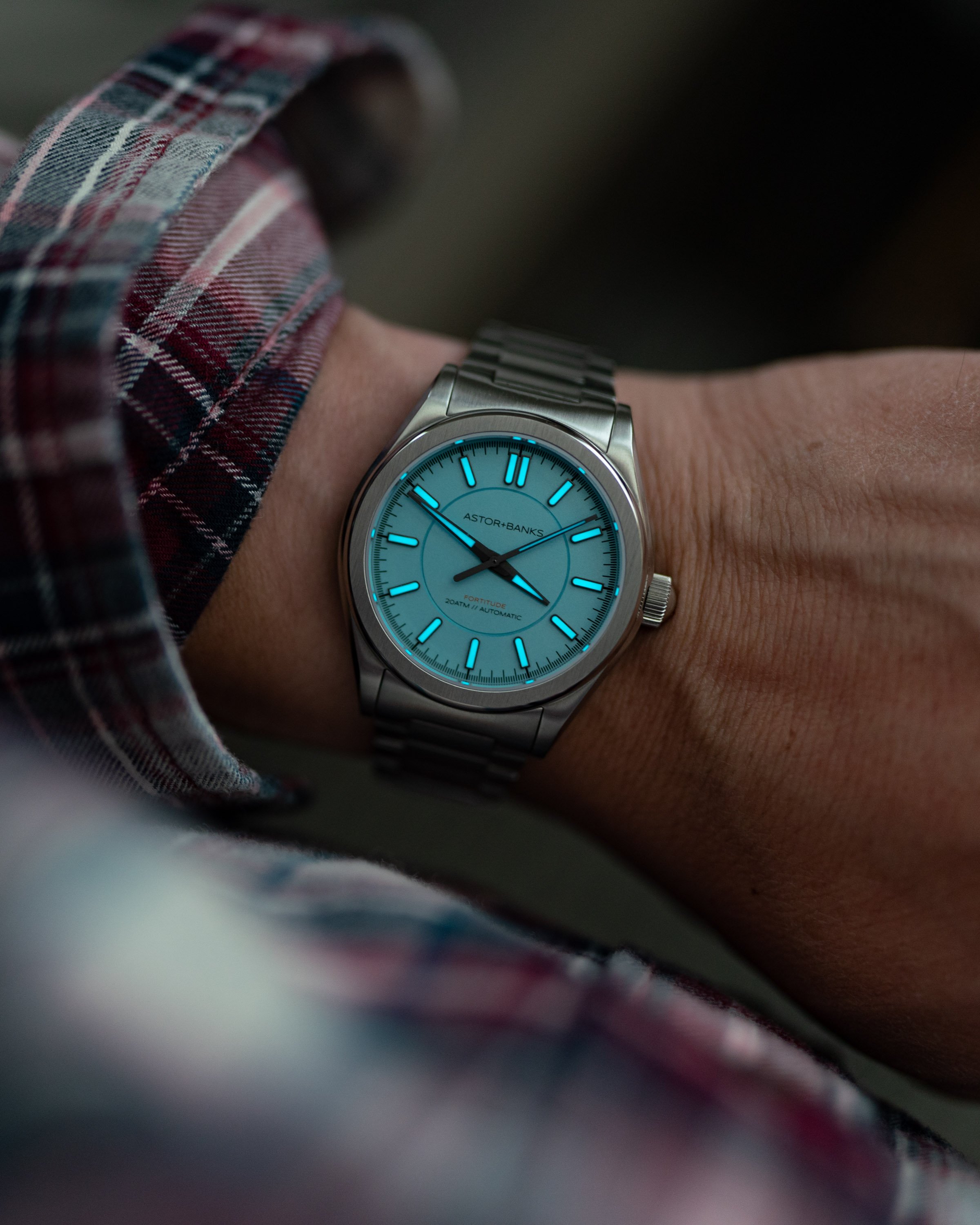 500 USD] Astor and Banks Fortitude Lite Powder Blue | WatchCharts  Marketplace