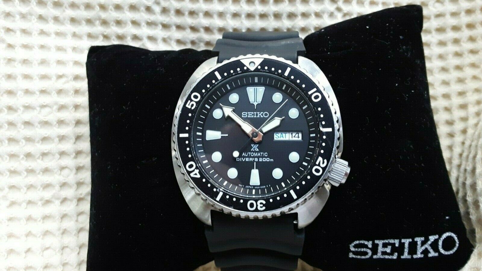 Seiko SRP777P9 Day Date Prospex Automatic Men s Watch New Seiko Band Light Use WatchCharts Marketplace