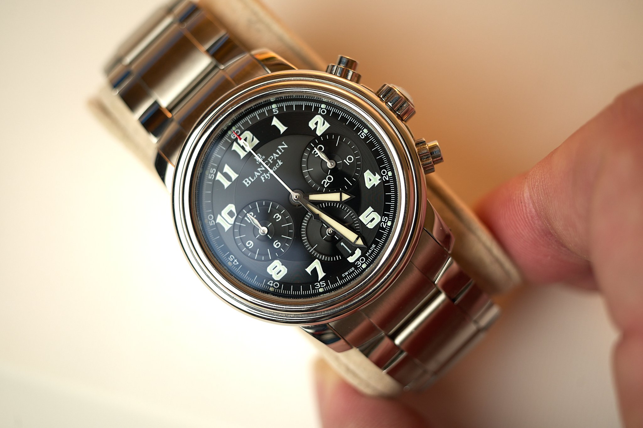 6 000 USD Blancpain L Man Flyback Chronograph