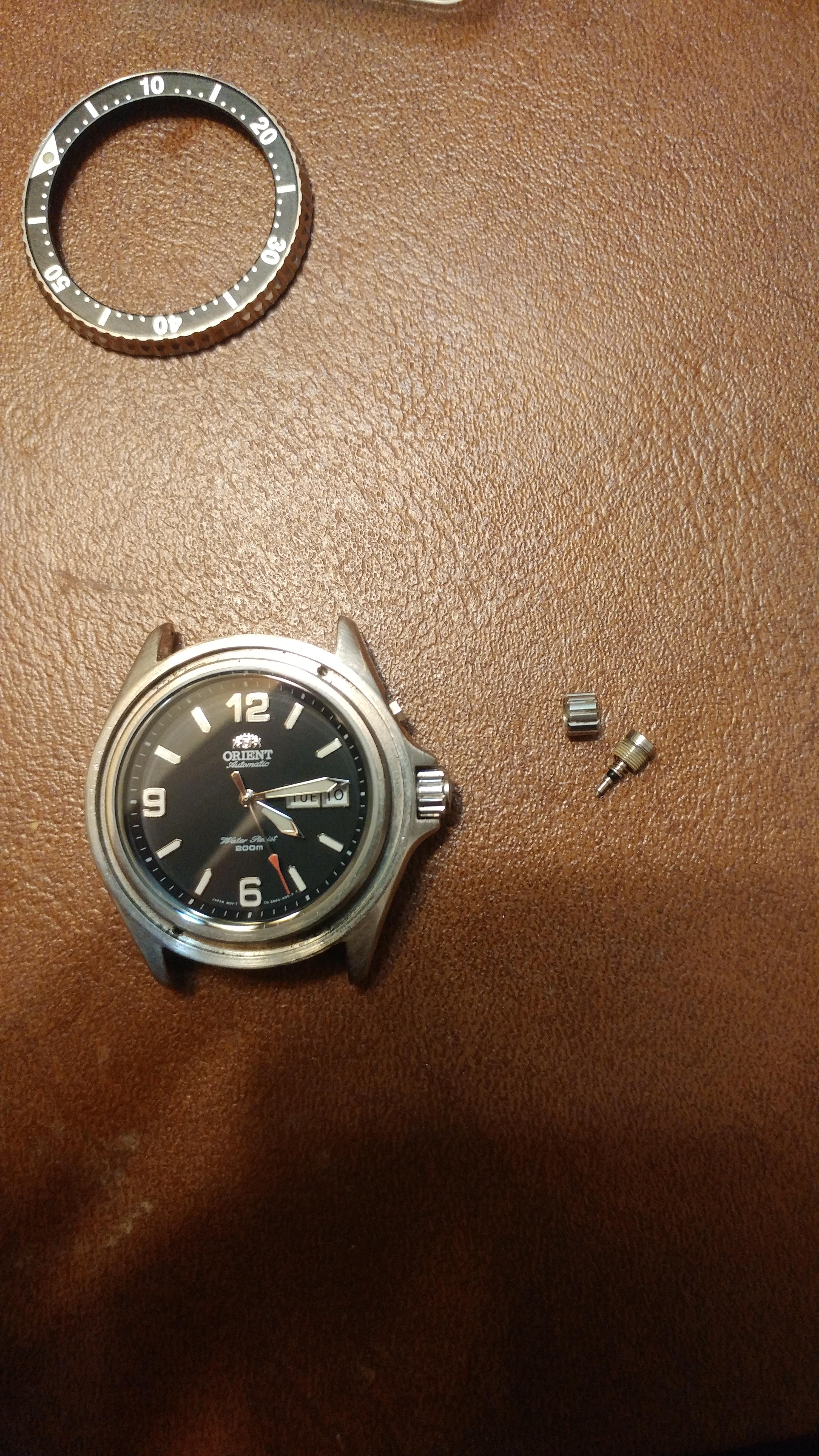 skx bezel on orient ray