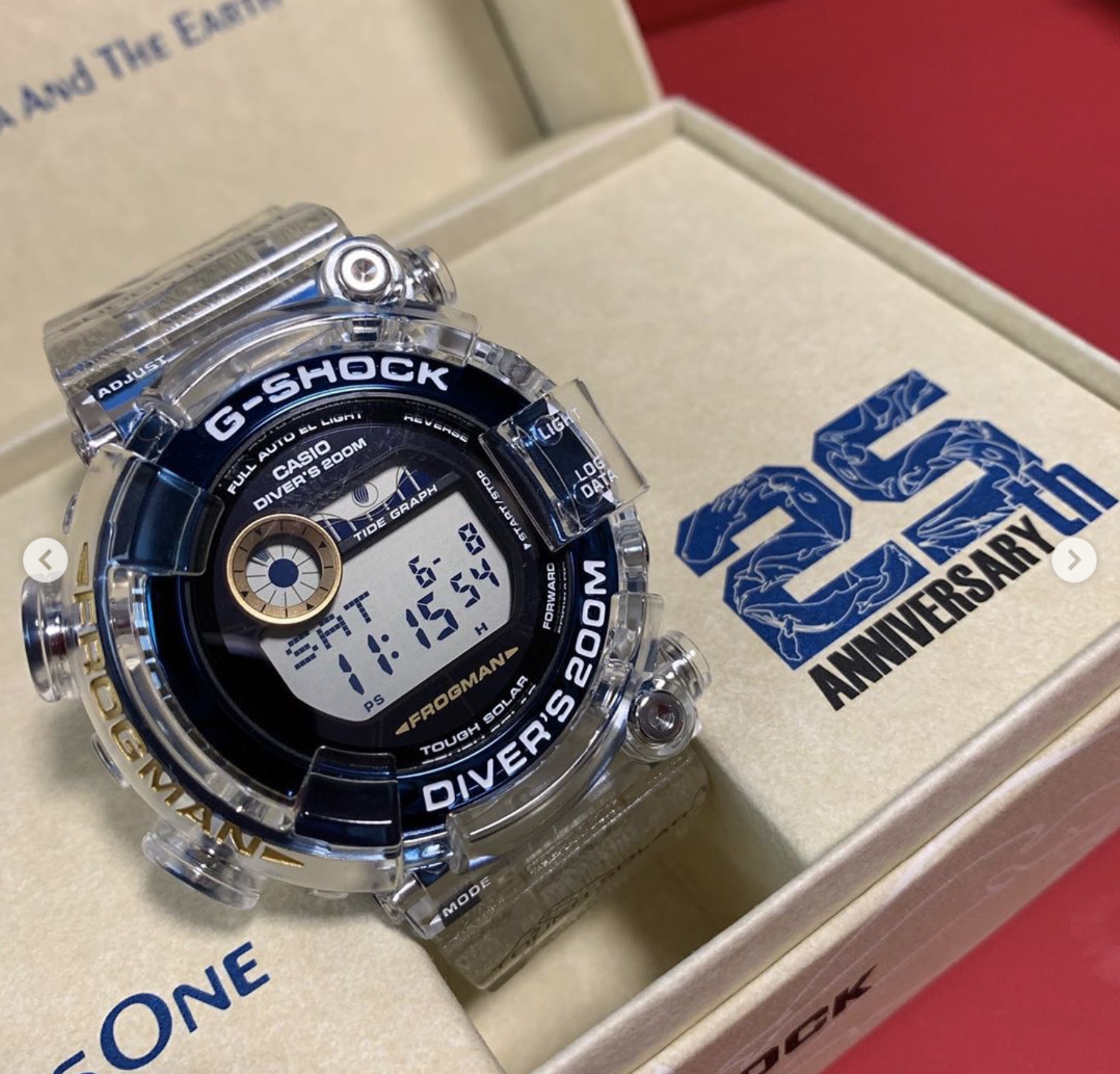 FS: Casio G-SHOCK GF-8251K-7JR FROGMAN Love the Sea and the Earth