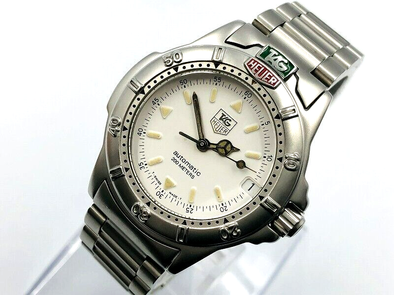 TAG HEUER 699.713 KA 4000 Automatic Watch St.Steel Date WatchCharts