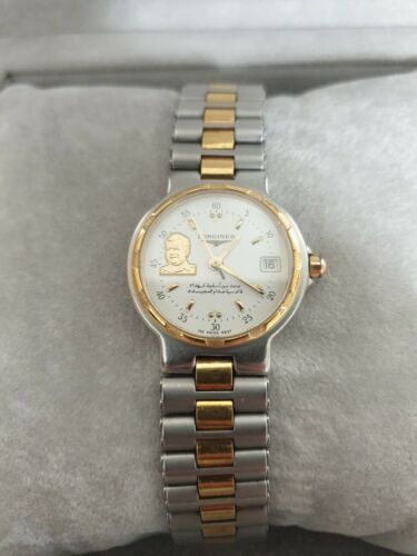 Original Saddam Hussein Presidential Longines Gold Quartz Watch