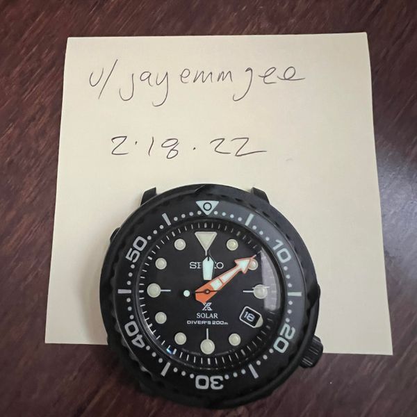 [WTS] Seiko SNE577P1 Men's Solar Prospex Tuna Black Series LIMITED ...