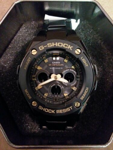 Casio G-Shock G-Steel GST-W300BD-1A Multi Band 6 Atomic Radio