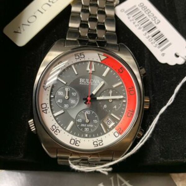 Bulova 98B253 Men's Accutron II Snorkel Chronograph Watch - gunmetal ...