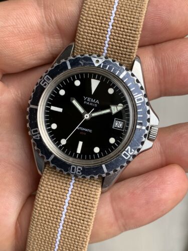 Vintage Yema 40M Mens Automatic Diver Watch FE5611-12 | WatchCharts  Marketplace