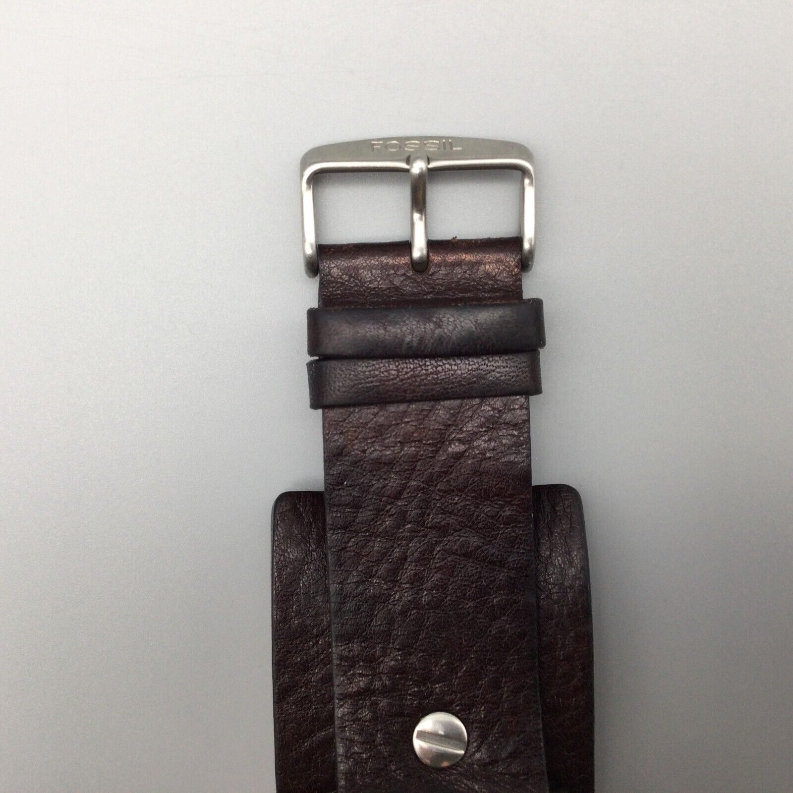 Fossil wide leather watch on sale bands