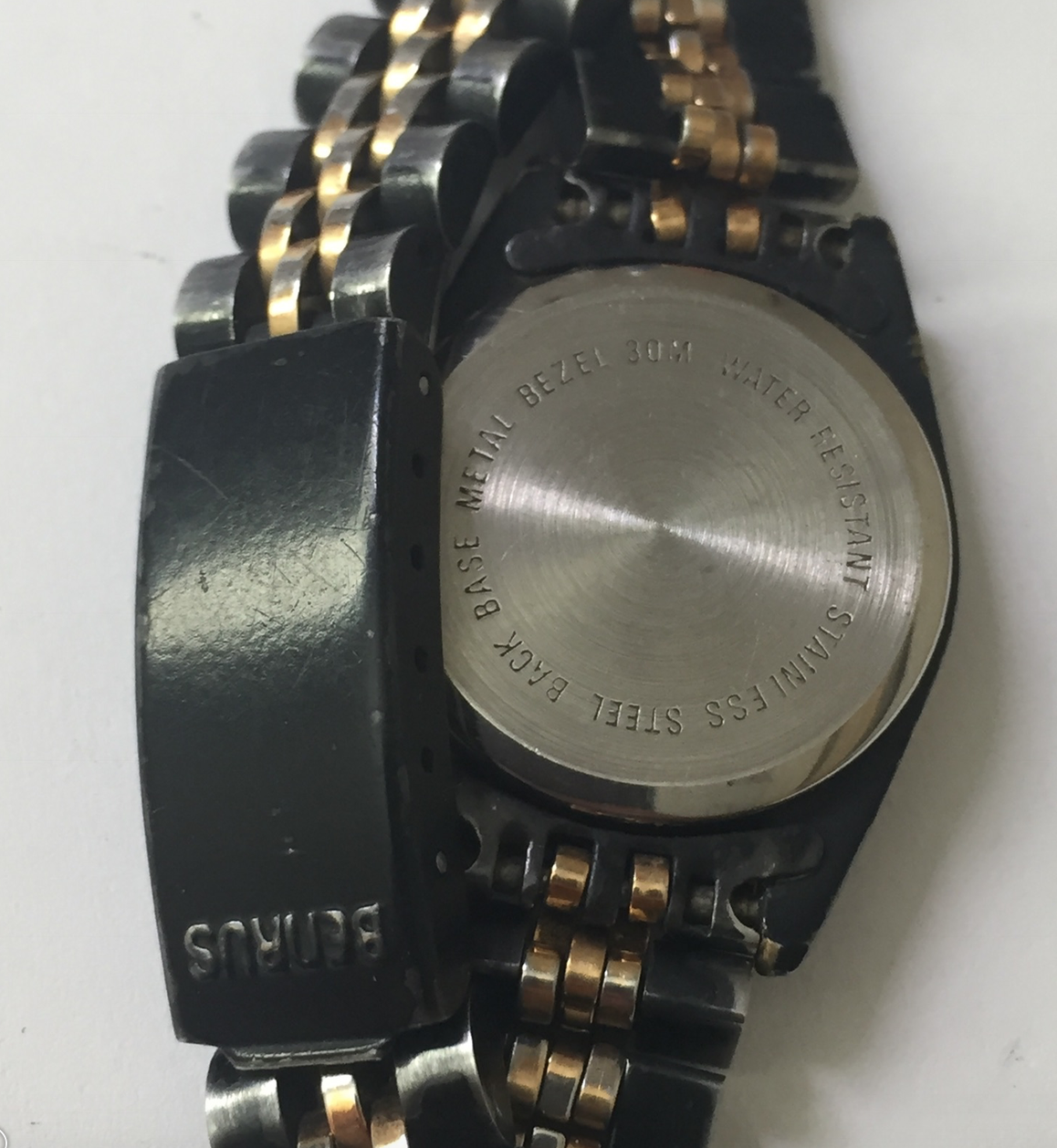 Benrus diamond quartz base hotsell metal bezel