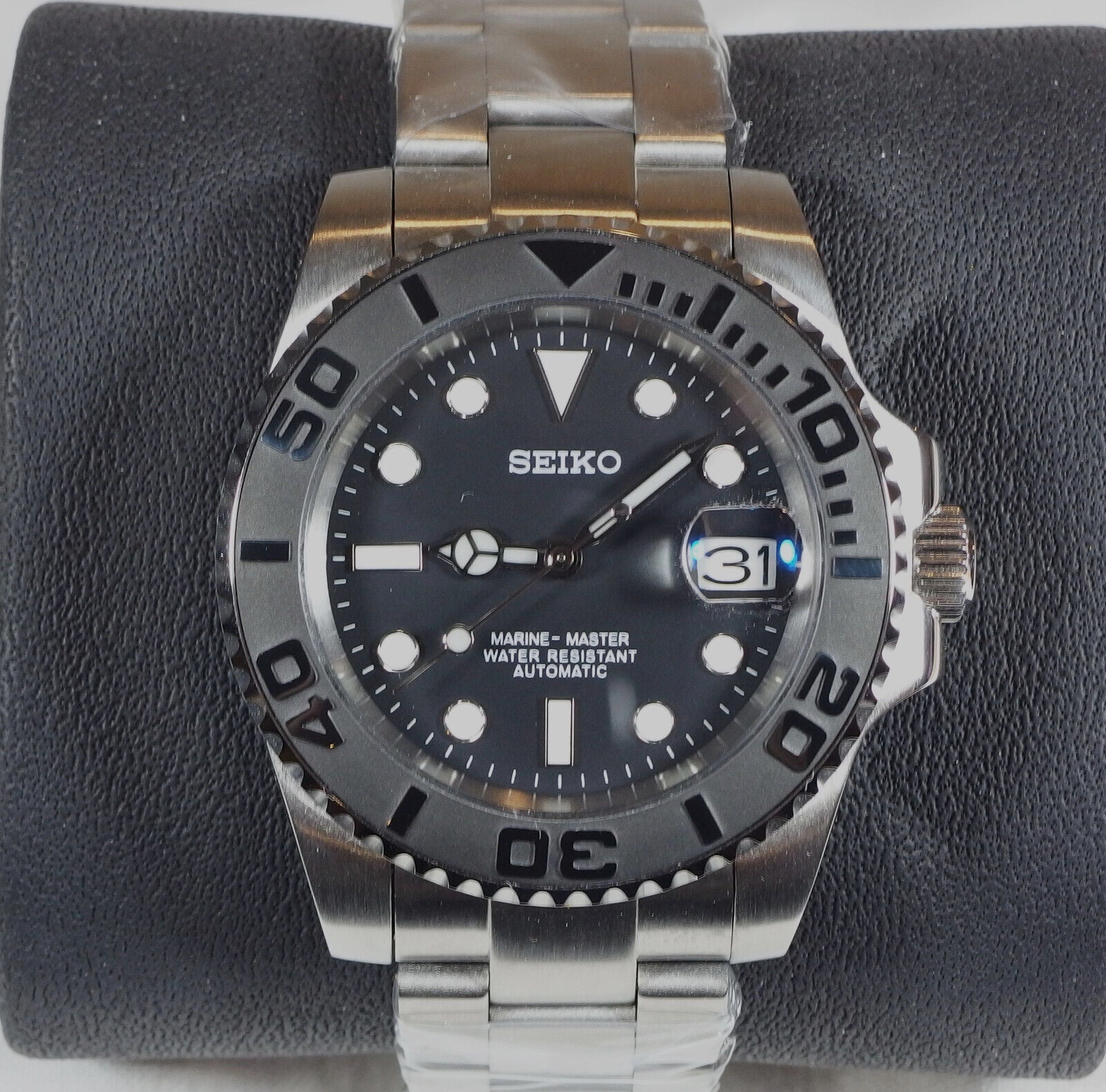 Custom Seiko Mod Yacht Master Homage Watch ~ Automatic NH35