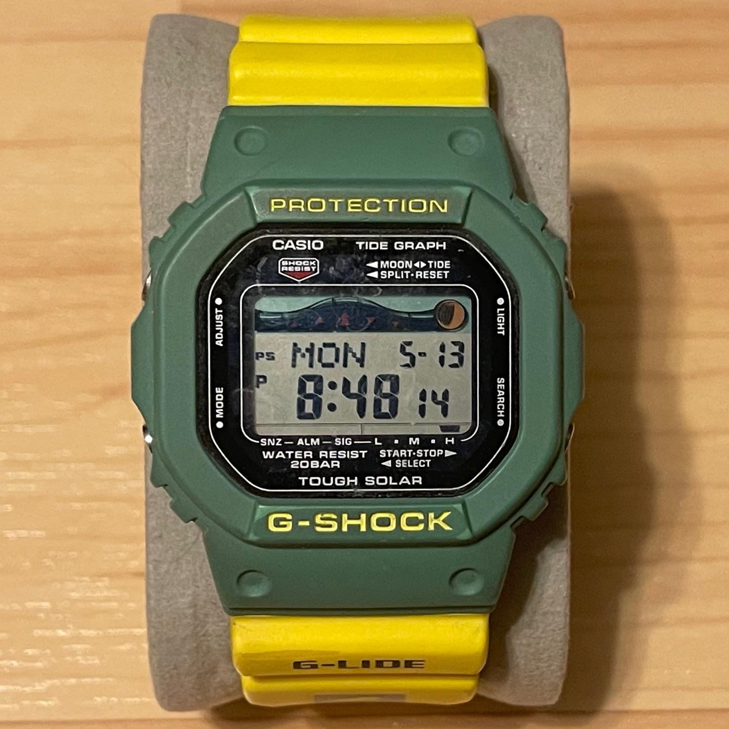 WTS] Casio G-Shock GRX-5600SRF-3 Surfrider Foundation G-LIDE Tough Solar  Tide & Moon Graph Square Digital Watch 5600 | WatchCharts Marketplace