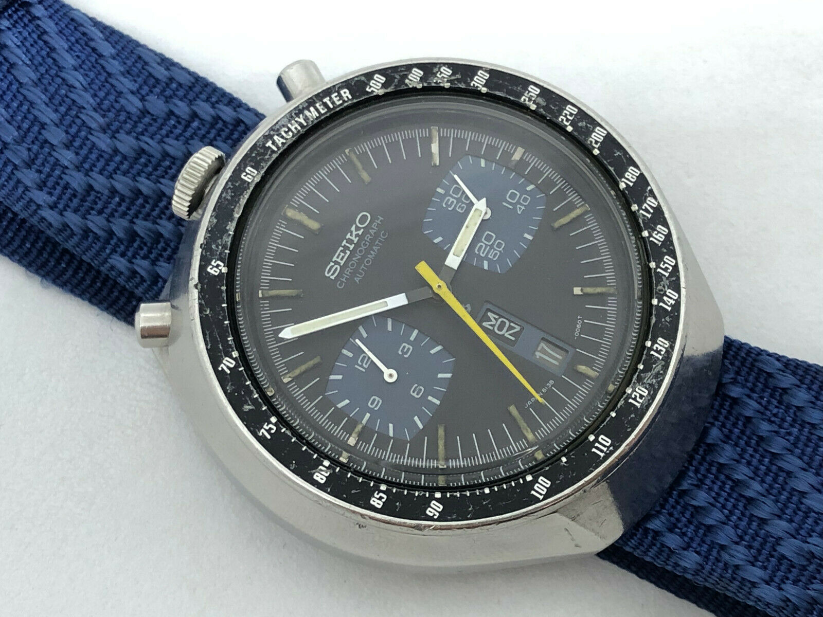 seiko automatic chronograph vintage