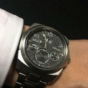 Seiko Brightz Date Used Perpetual Kinetic Authentic Men's