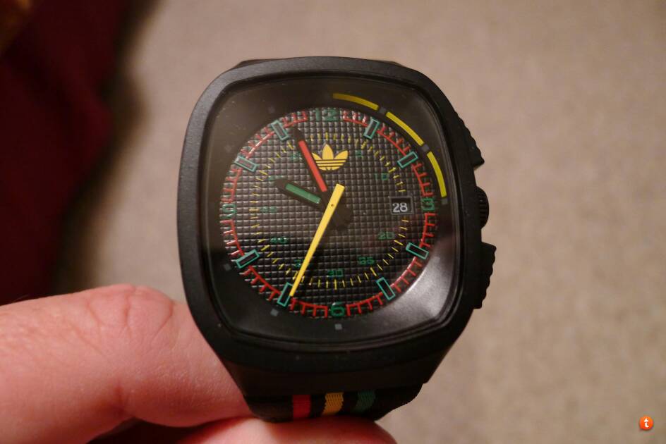 adidas rasta watch