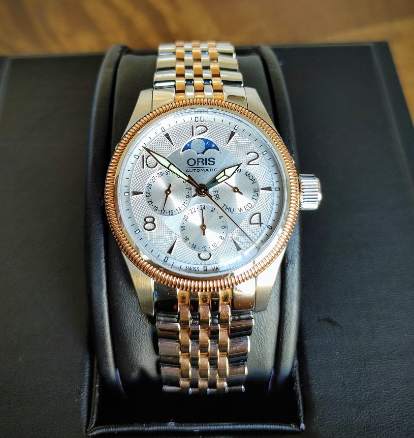 FS Oris Big Crown Complication steel gold plated WatchCharts