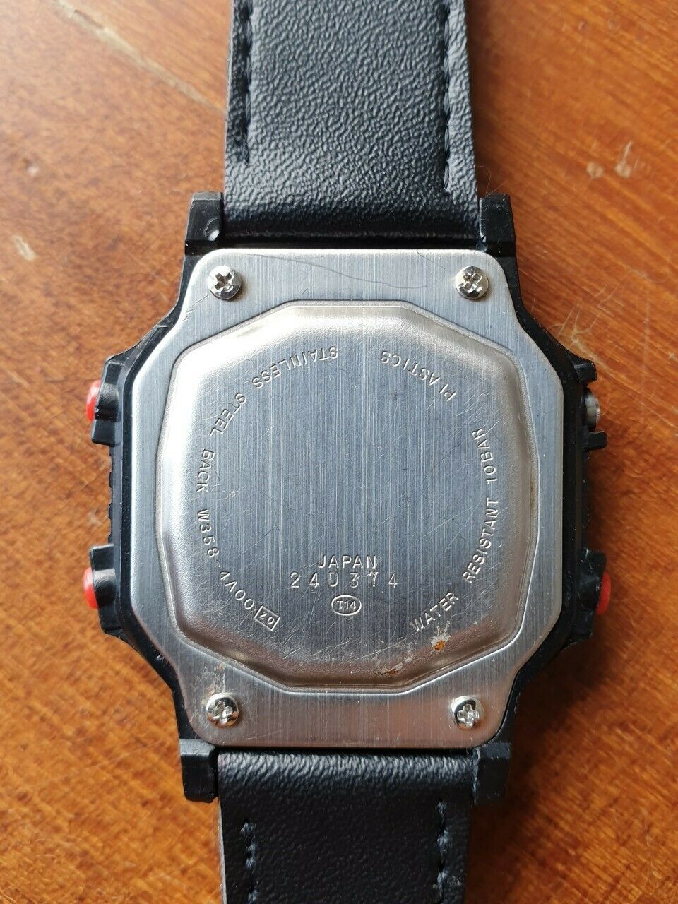 Vintage Rare Seiko Alba W358-4A00 Hot Hear Navigator Japan Digital