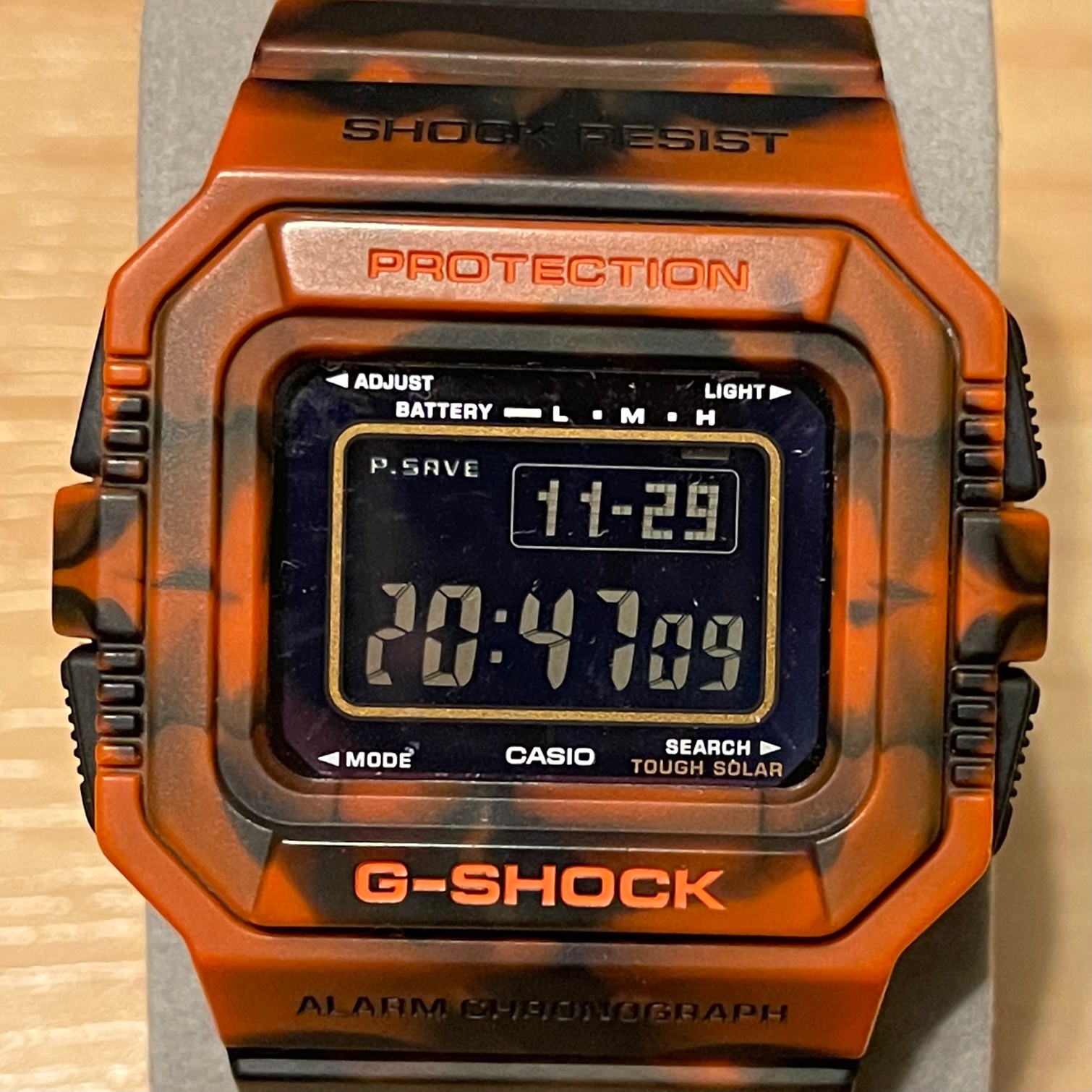 WTS] Casio G-Shock G5500JC-4 Jammin' Colors Orange Black Square