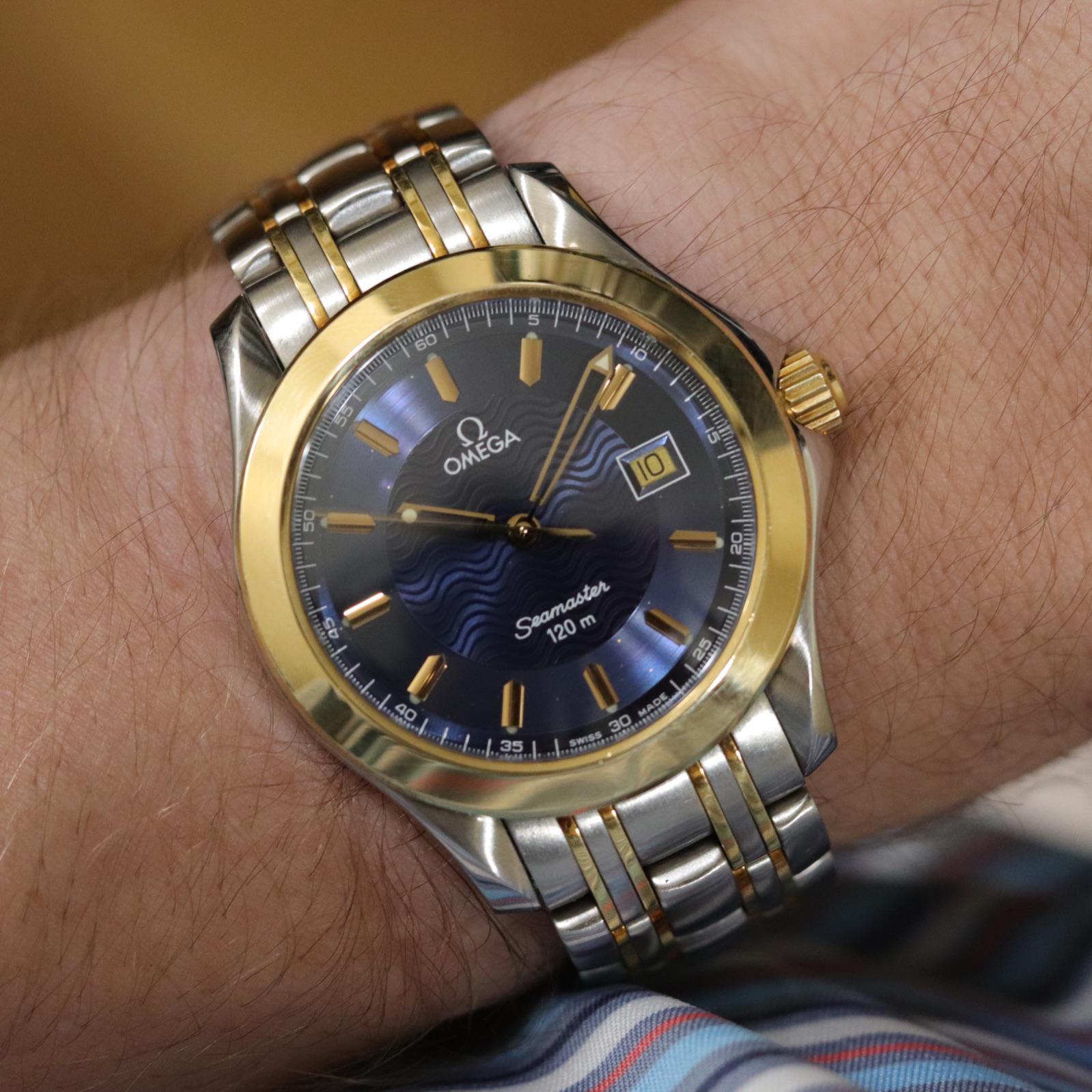 WTS] 1996 Omega Seamaster 2311.81 18kt gold u0026 Stainless Steel Full Kit |  WatchCharts Marketplace