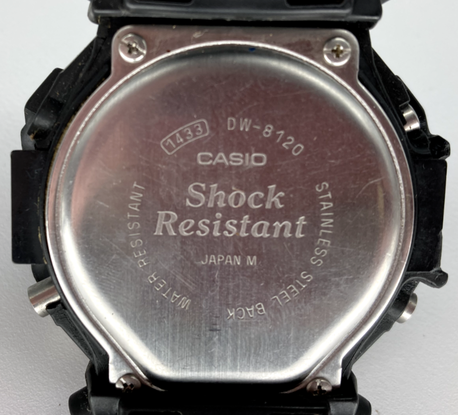 CASIO G-SHOCK DW-8120 Wrist Watch free shipping retro rare vintage