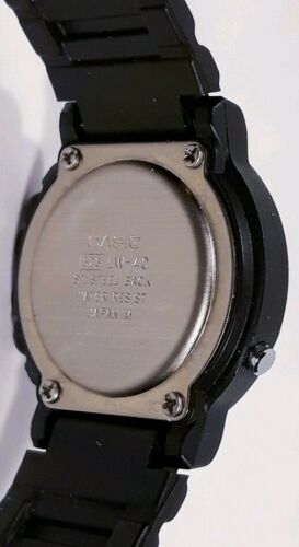 Casio Watch Classic 526 Lw40 Digital Black Case Rubber Band Easy