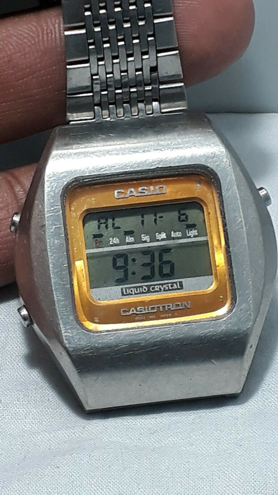 Vintage Casio Casiotron TRN-110 Module;1670 Liquid Men,s