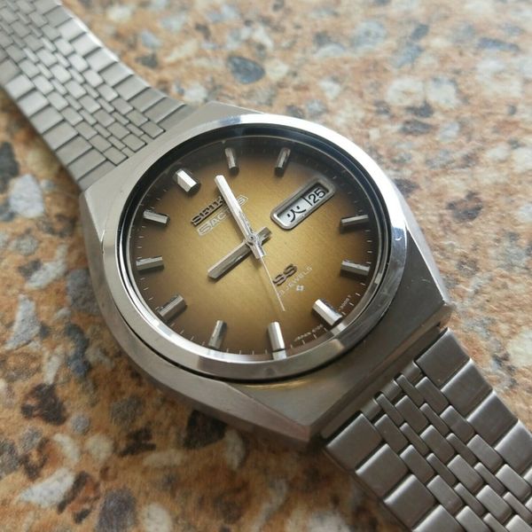 Vintage Seiko 5 Actus SS 23 Jewels Automatic 6106 8760 Kanji