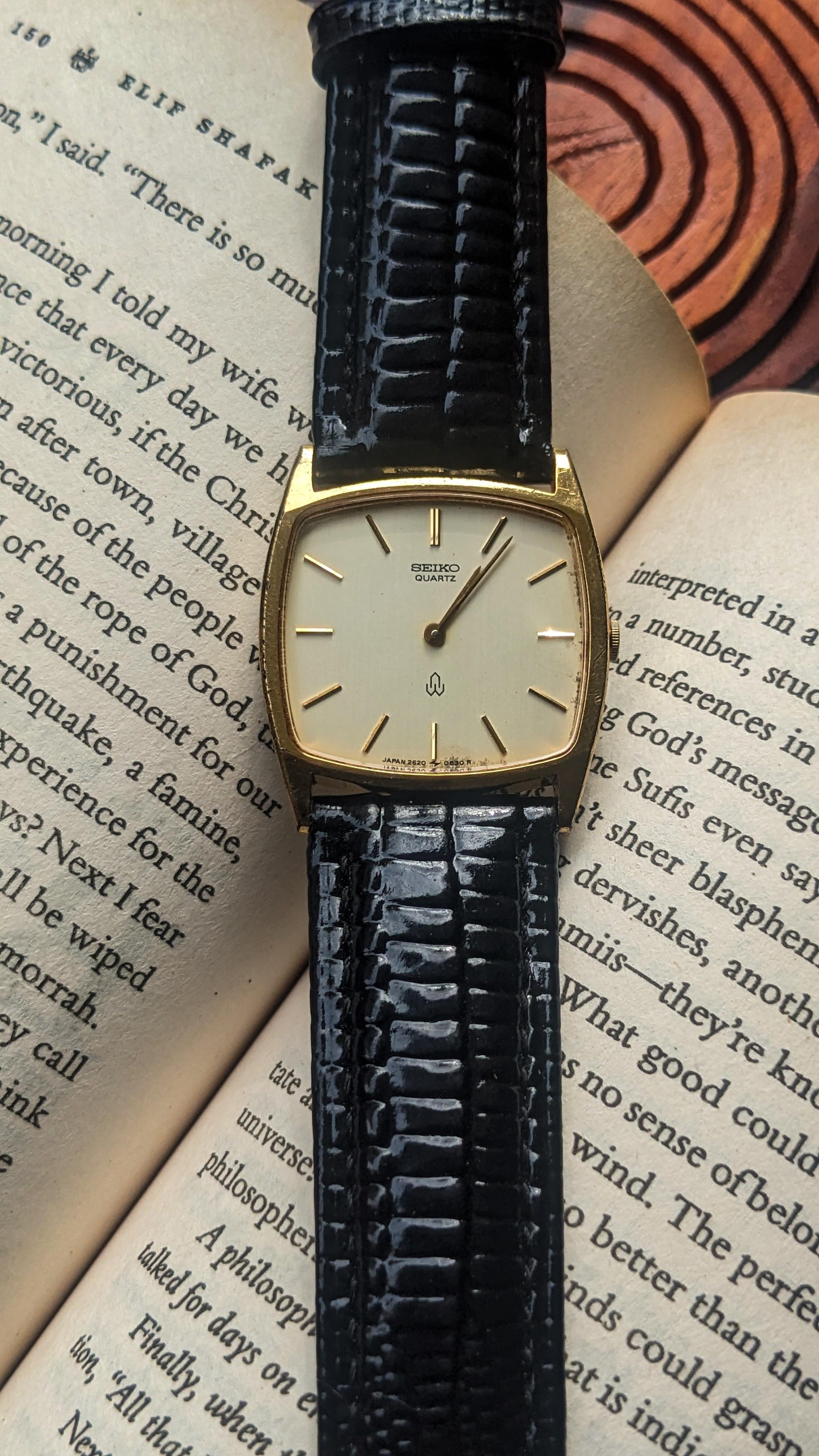 wts] Rare Seiko Chariot ✨2620-5460 Gold SGP Quartz Mens? 1979 
