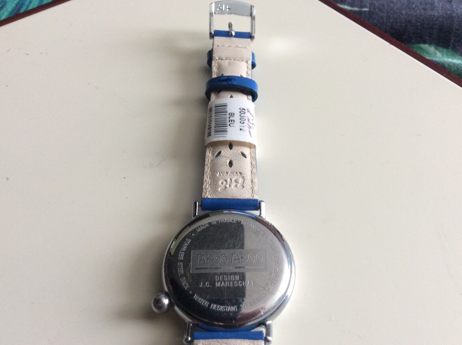 Montre Très Rare TABOO Design Mareschal Canal+ Années 80 - Quartz, Acier, TBE